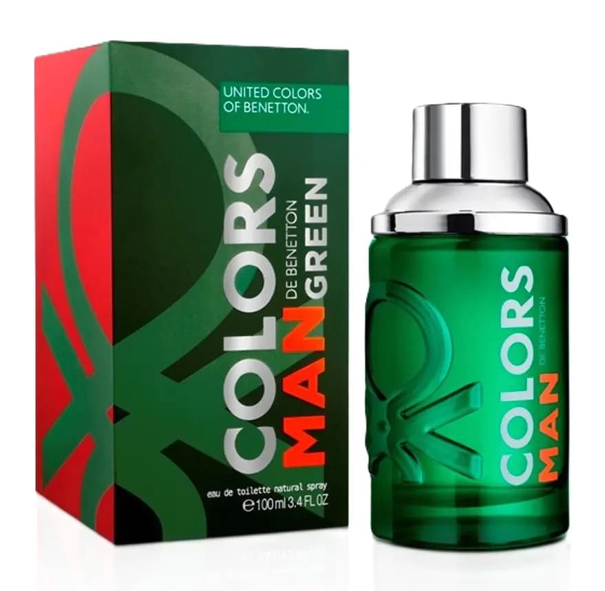 Benetton Colors Man Green EDT 100 ml Perfume para Hombre